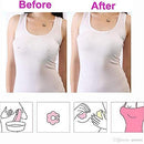 Women's Self Adhesive Reusable Silicone Breast Nipple Cover Bra Pasties Pad (Nude, Free Size)