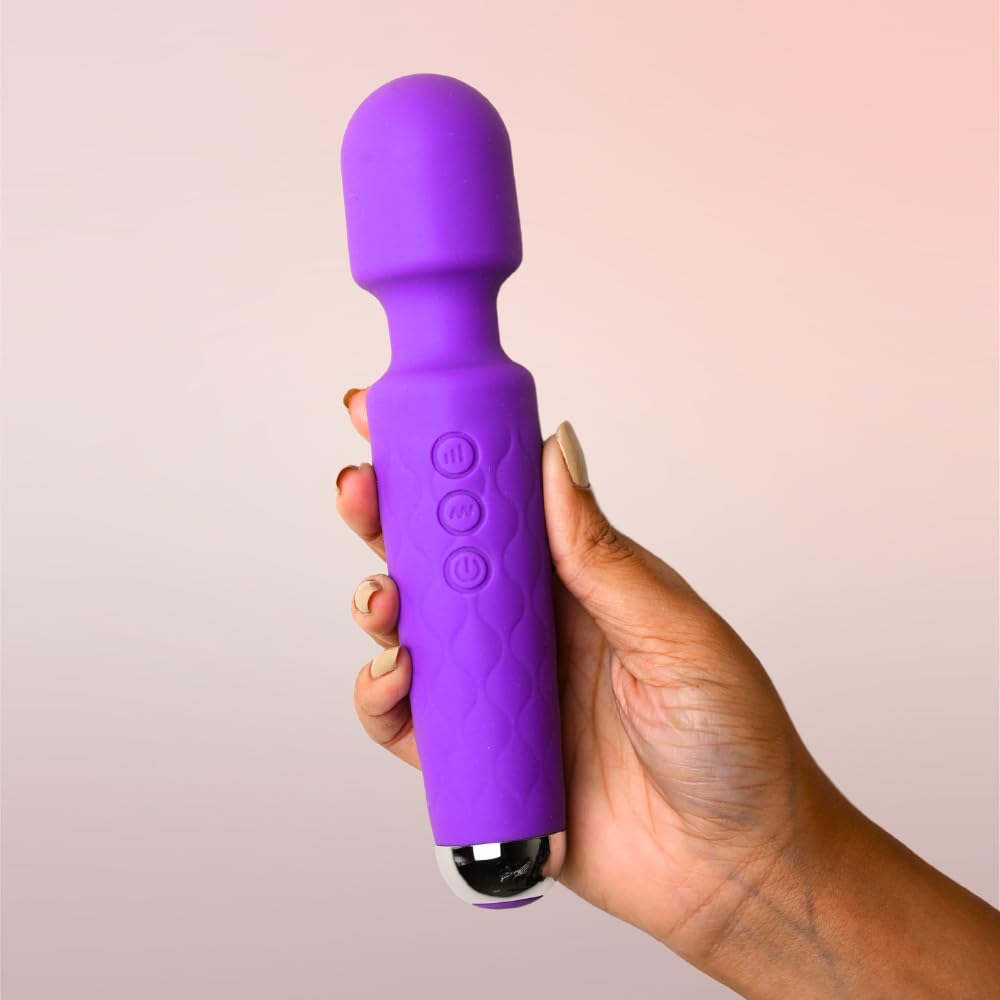 Mini Magic Full Body Massager for Stress & Pain Relief | Compact & Waterproof | 5 Speed Modes | Relaxation | Travel & Skin Friendly | Stress & Pain Relief - Multicolor