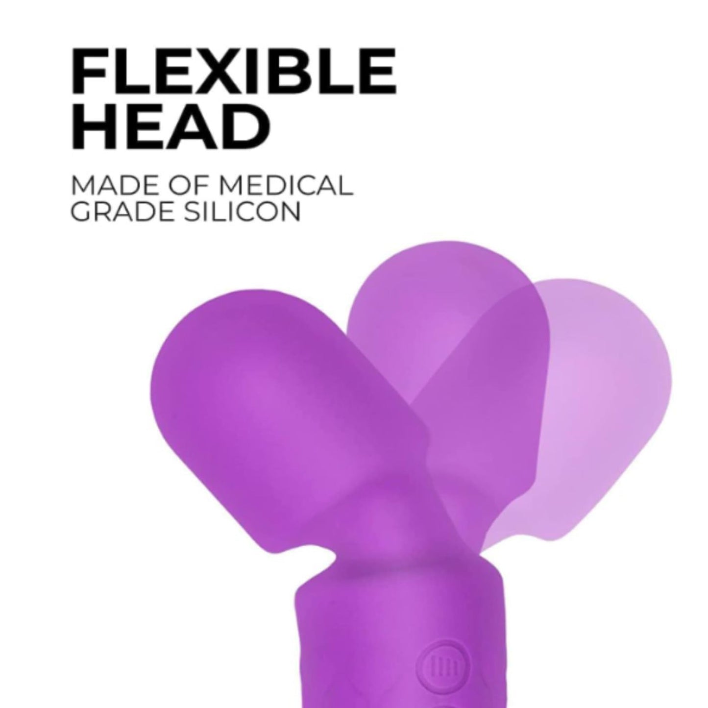Mini Magic Full Body Massager for Stress & Pain Relief | Compact & Waterproof | 5 Speed Modes | Relaxation | Travel & Skin Friendly | Stress & Pain Relief - Multicolor