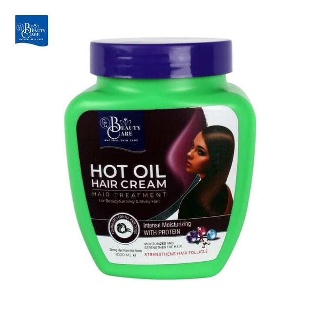 GC Beauty Care Hot Oil Hair Cream – Protein (1000ml) Intense Moisturizing & Strengthening  – Fortifies Hair Follicles with Protein