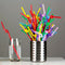 Buy and Bill Artistic Plastic Highlight Straws – 100 pcs – Colorful, Durable, and Stylish Straws for Cocktails, Parties, and Everyday Use