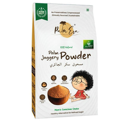 Flavory Palm Jaggery (Karupatti) Powder, Pure & Natural Sweetener, 500g
