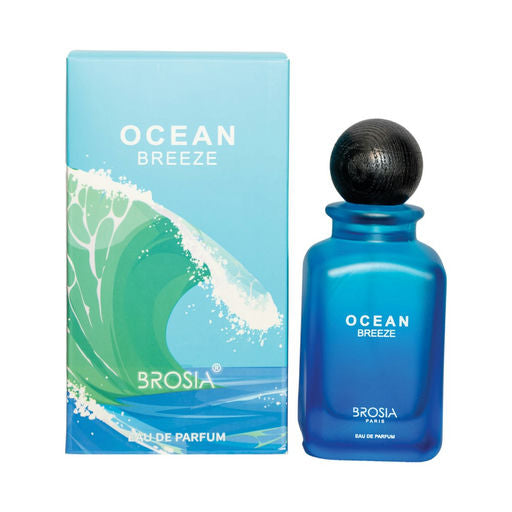 Brosia Ocean Breeze EDP 100ml – Fresh Citrus & Woody Perfume for Men & Women with Lemon, Lavender & Cedarwood – Long-Lasting Eau de Parfum