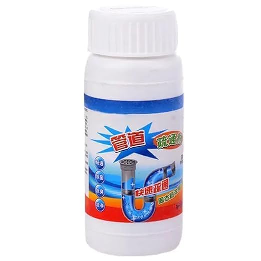 Sink & Drain Cleaner Powder | Powerful & Clog Remover Sink Cleaning Powder | Automatic Toilet Blockage Cleaner, Removes Clogs, Blockage in Washbasin, Septic Tank, Sinks, Pipes