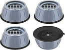 Buy and Bill Anti-Vibration Pads for Washing Machines – 4-Pack Universal Shock Absorbing Rubber Feet, Reduces Noise & Movement, Ideal for Washing Machines, Dryers, and Appliances