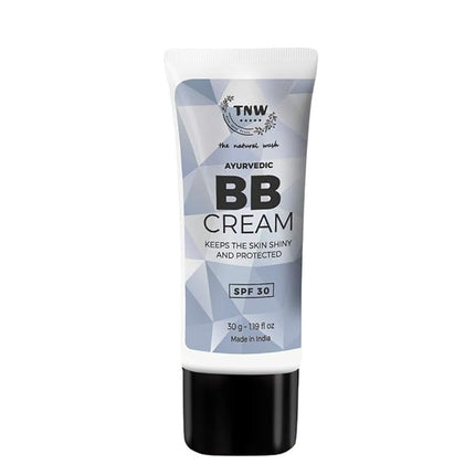 TNW-THE NATURAL WASH Ayurvedic With Saffron, Cucumber, Almond & SPF 30 BB Cream 30g