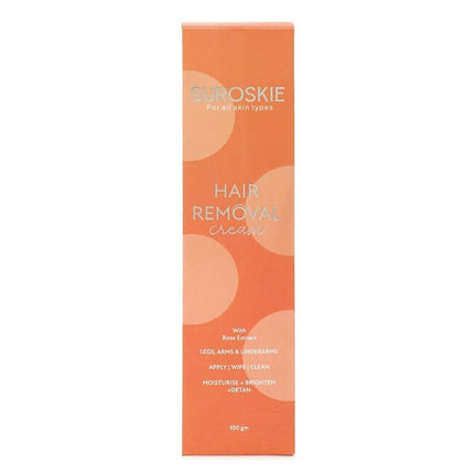 Suroskie Hair Removal Cream Shea Butter, Aloe Vera & Green Tea | 100ml