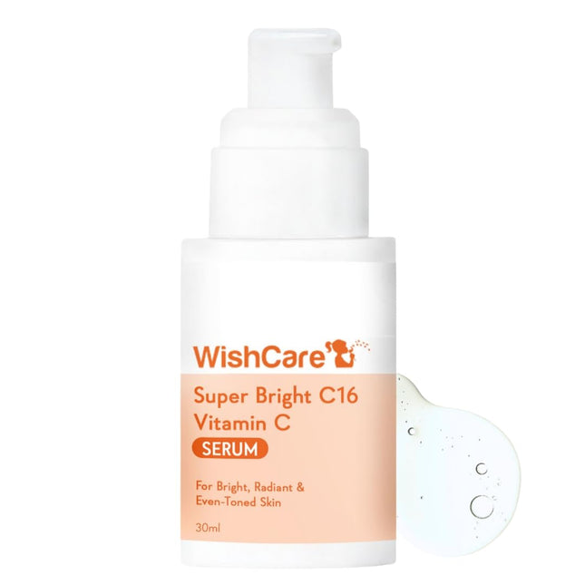 WishCare Super Serum Vitamin C,4% Niacinamide,1% Kojic Acid,0.5% Ferulic Acid,Licorice & 4-N-BR-30ml