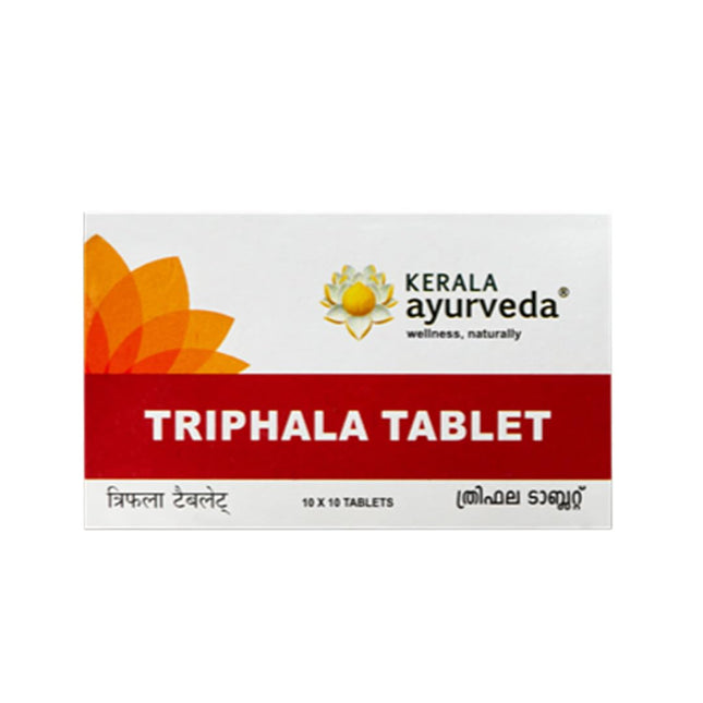 Kerala Ayurveda Triphala Churna Tablets | Ayurvedic Gut Health & Constipation Relief-100Tablets
