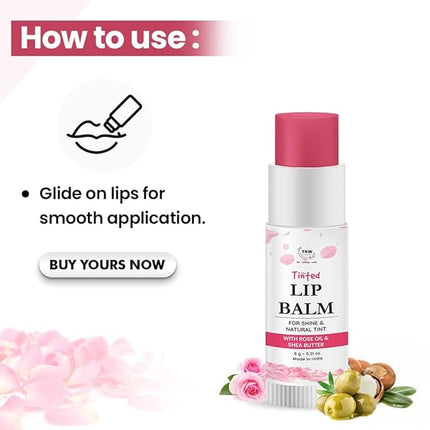 TNW-The Natural Wash Rose Multipurpose Tinted Lip Balm-6g
