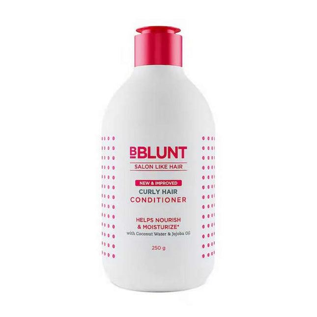 BBLUNT Curly Hair Conditioner With Coconut Water & Jojoba Oil -250 millilitre