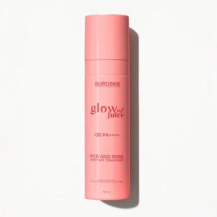 Suroskie Glow Up Juice SPF 35 PA++++ 100ml | Rose & Rice Toner Korean Skincare for Glass Skin