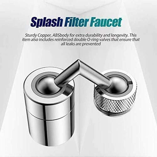 Rotatable Faucet Sprayer Head,Universal Splash Filter Faucet,Kitchen Faucet Aerator Sink Movable tap Head Rotatable Filter Nozzle Swivel Movable Tap Kitchen Faucet Head