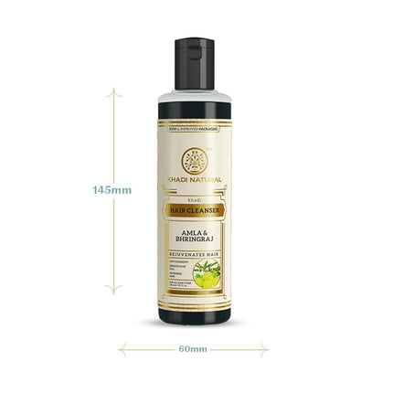 Khadi Natural Amla & Bhringraj Hair Shampoo-210 ml Pack of 2