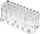 Acrylic Eyeliner Lip Liner Holder Organizer, 26 Slots Makeup Brush Pencil Organization Container, Clear Cosmetic Storage Display Holder (Only Stand) 1 Piece