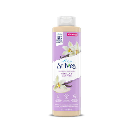 St. Ives Pampering Body Wash Vanilla & Oat Milk -650ml