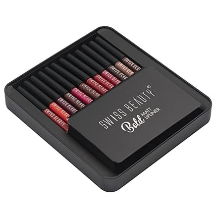 Swiss Beauty Bold Matt Lip Liner | Set of 12 -19.2gm