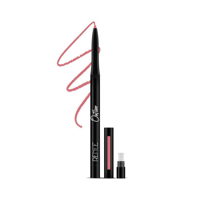 RENEE Outline Lip Liner With Built-in Sharpener-0.35g