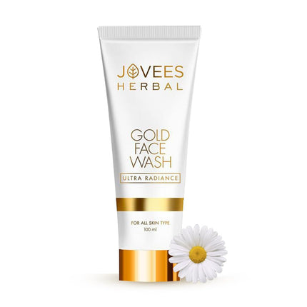 Jovees Herbal Ultra Radiance Gold Face Wash For All Skin Types 100ml