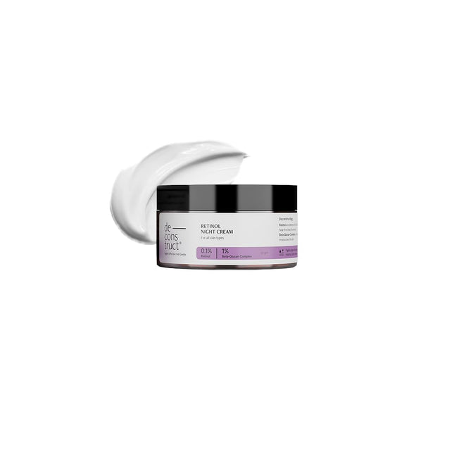 Deconstruct 0.1% Retinol Night Cream with 1% Beta-Glucan Complex-50GM