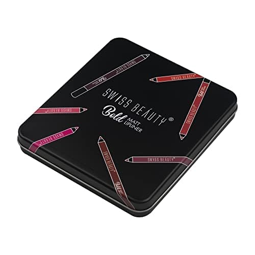 Swiss Beauty Bold Matt Lip Liner | Set of 12 -19.2gm