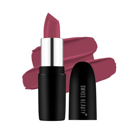 Swiss Beauty Pure Matte Creamy Lipstick-3.8gm