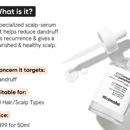 Minimalist Anti-Dandruff Hair Serum-50ml