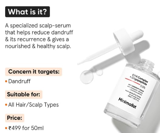 Minimalist Anti-Dandruff Hair Serum-50ml