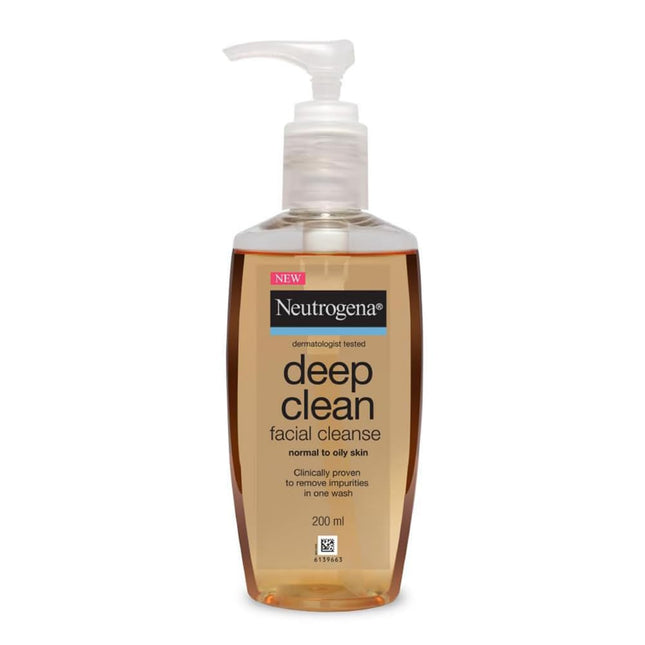 Neutrogena Deep Clean Gentle Facial Cleanser For Men and Women | 200ml