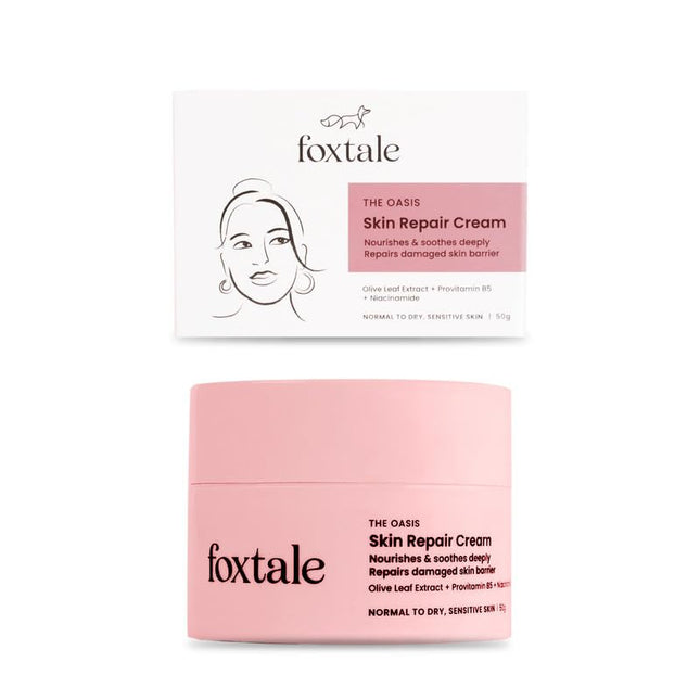 Foxtale Intense Hydrating Winter Moisturising Cream | Olive Leaf Extract, Provitamin B5 and Niacinamide 50 g