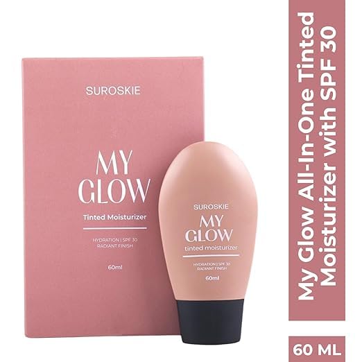 Suroskie My Glow All-In-One Tinted Sunscreen SPF 30 Moisturizer 60 ml Medium Shade