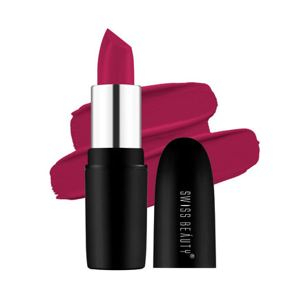 Swiss Beauty Pure Matte Creamy Lipstick-3.8gm