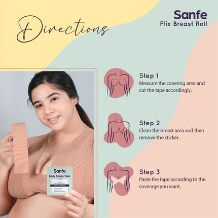 Sanfe Flix Breast Roll -Breast Shaper & Lifter 5-meter