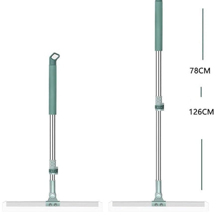 Multifunction Magic Broom,Silicone Floor Squeegee Broom with Long Handle,Scraping Besom for Floor Bathroom Kitchen Shower Tile Pet Hair (Silicon)