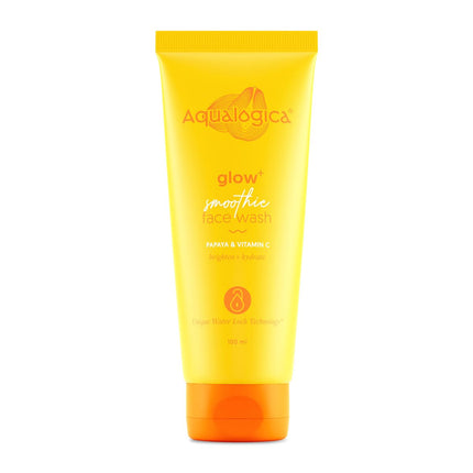 Aqualogica Glow+ Smoothie Face Wash with Vitamin C, Hyaluronic Acid & Papaya-100ml