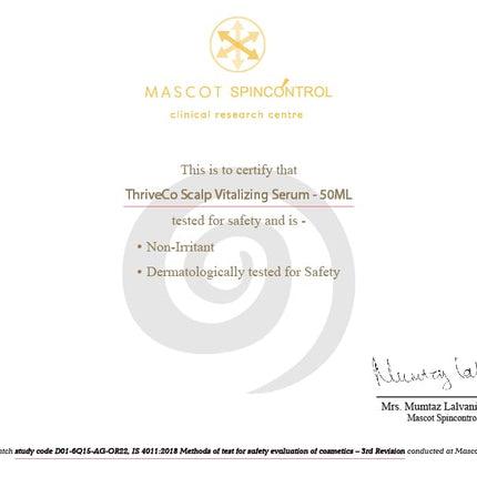 ThriveCo Scalp Vitalizing Serum -50ml