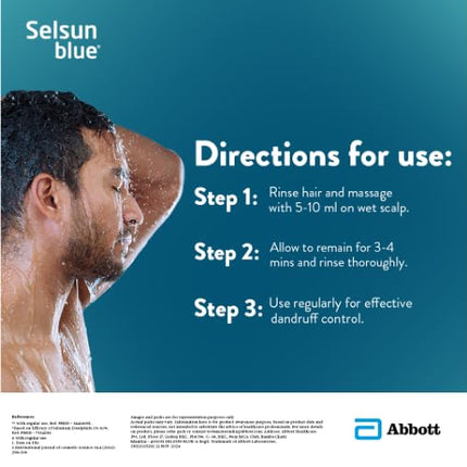 Selsun Blue Regular Care Shampoo for Men and Women -200 ml