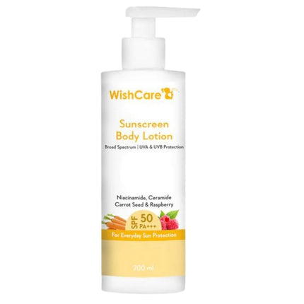 WishCare Sunscreen Body Lotion For All Skin Type with SPF 50 PA+++200ml