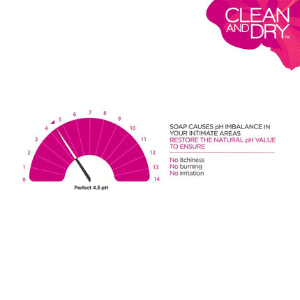 CLEAN AND DRY INTIMATE WASH 189 ML