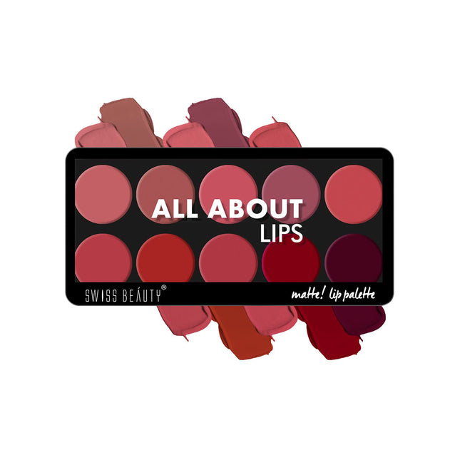 Swiss Beauty All About Lip Palette -12gm