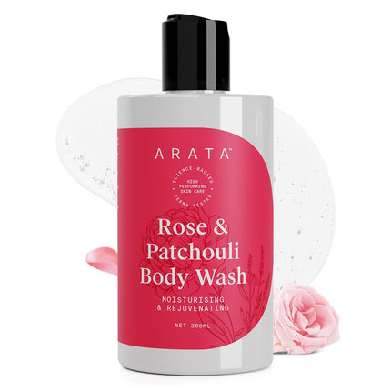 Arata Rose & Patchouli Body Wash for Men & Women-300ml