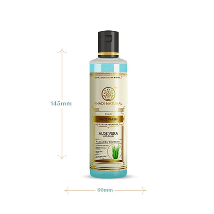 Khadi Natural Aloe Vera Face Wash with Scrub - 210ml