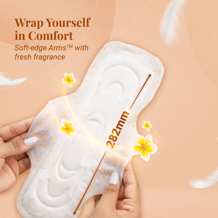 Niine Dry Comfort XL Sanitary Pads for Women |36 Pads, Pack of 1| 282 mm