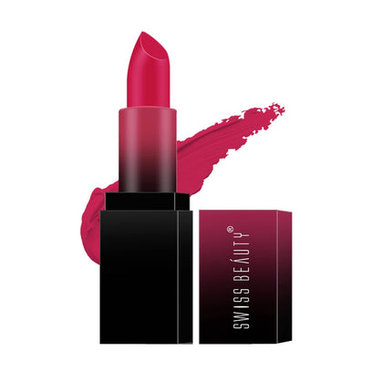 Swiss Beauty Hd Matte Pigmented Smudge Proof Lipstick-3.4g