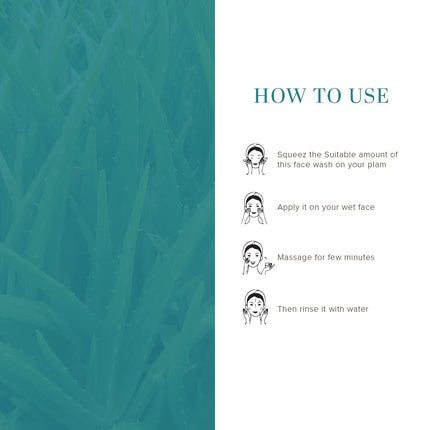 Khadi Natural Aloe Vera Face Wash with Scrub - 210ml