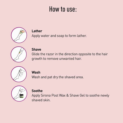 Sirona Disposable Hair Removal Razor Women Pack Of 5