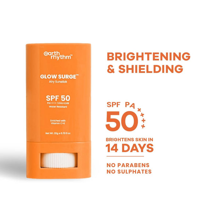 Earth Rhythm Glow Surge Vitamin C & E Sunstick SPF 50 -20gm
