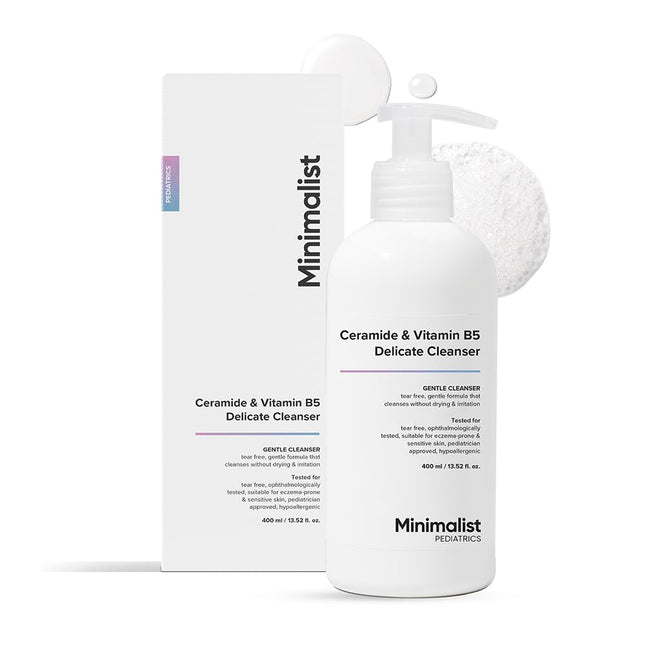 Minimalist Gentle Baby Body Wash pH 5.5 | Ceramide & Vitamin B5-400ml