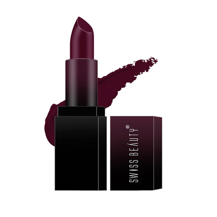 Swiss Beauty Hd Matte Pigmented Smudge Proof Lipstick-3.4g
