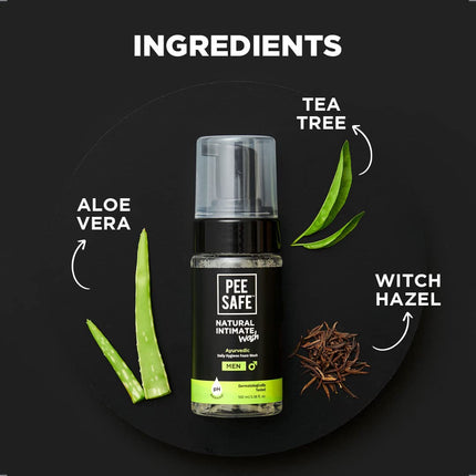 Pee Safe Natural Intimate Wash For Men 100ml Pack of 2